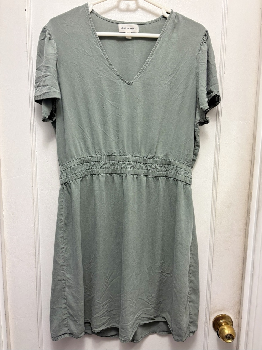 Cloth & Stone T-Shirt Dress Size XL Color Light Green